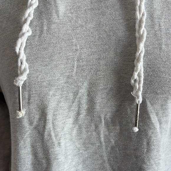 Only Gray Hooded Sweatshirt with Soft Fleece - Picture 3 of 9